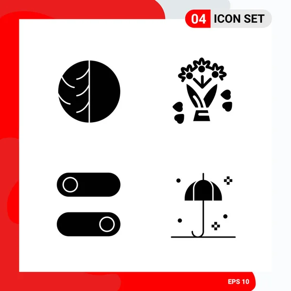 Conjunto Iconos Creativos Universales Simplemente Vector Ilustraciones Para Aplicaciones Web — Vector de stock