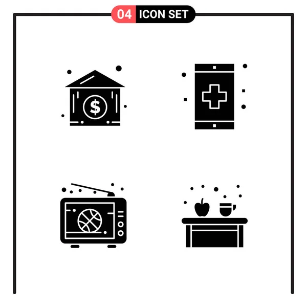 Conjunto Iconos Creativos Universales Simplemente Vector Ilustraciones Para Aplicaciones Web — Vector de stock