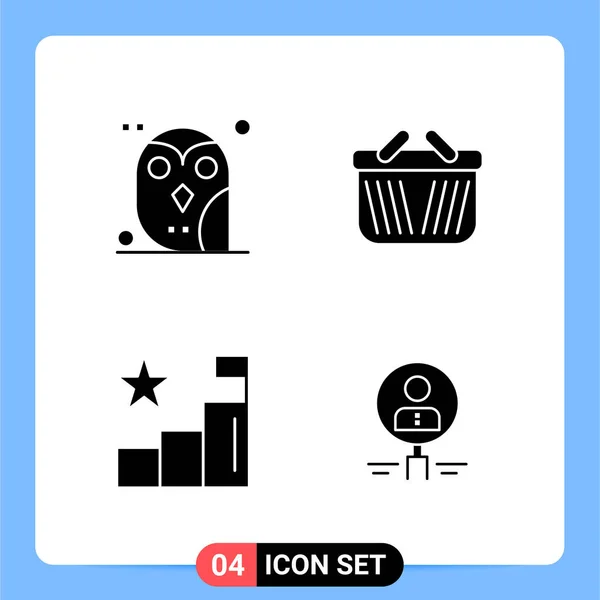 Conjunto Iconos Creativos Universales Simplemente Vector Ilustraciones Para Aplicaciones Web — Vector de stock