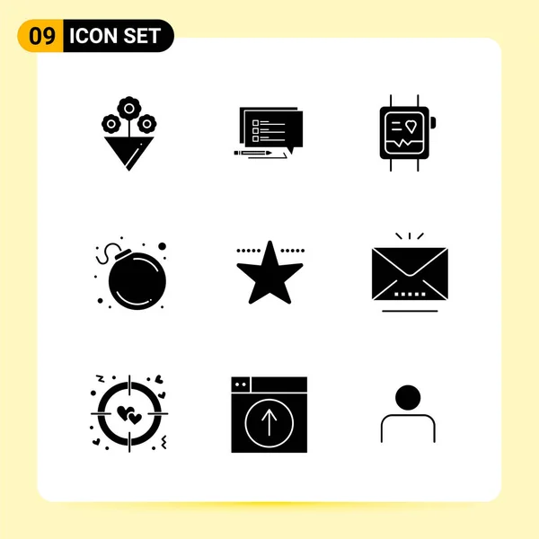 Conjunto Iconos Creativos Universales Simplemente Vector Ilustraciones Para Aplicaciones Web — Vector de stock