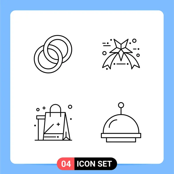 Set Universal Creative Icons Simply Vector Illustrations Web Mobile Apps — Stock Vector