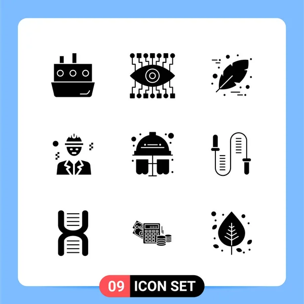 Conjunto Iconos Creativos Universales Simplemente Vector Ilustraciones Para Aplicaciones Web — Vector de stock