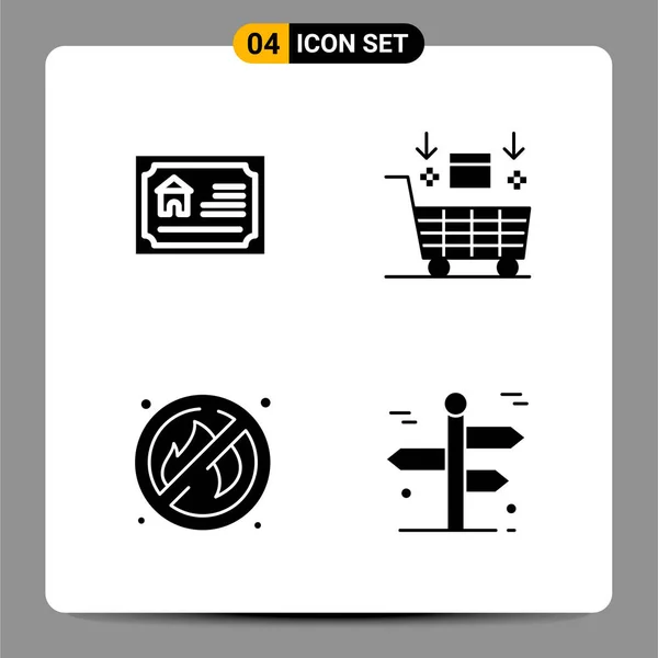 Conjunto Iconos Creativos Universales Simplemente Vector Ilustraciones Para Aplicaciones Web — Archivo Imágenes Vectoriales