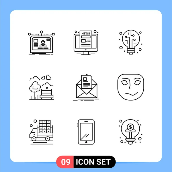 Set of 25 Universal Business Icons Vector — Stockový vektor