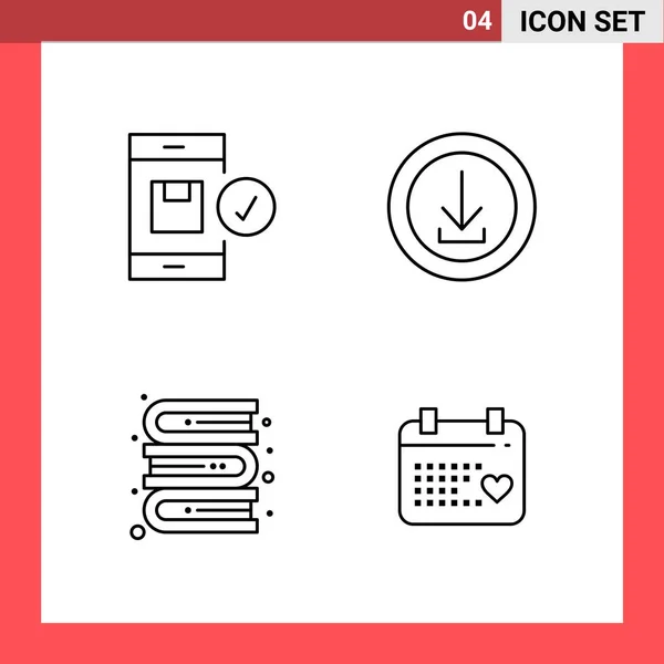 Set van 25 Universele Business Iconen Vector — Stockvector