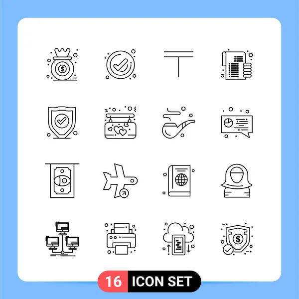 Conjunto Iconos Creativos Universales Simplemente Vector Ilustraciones Para Aplicaciones Web — Archivo Imágenes Vectoriales