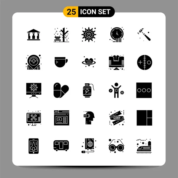 Conjunto Iconos Creativos Universales Simplemente Vector Ilustraciones Para Aplicaciones Web — Vector de stock