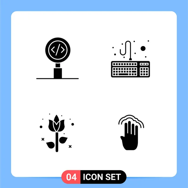 Conjunto Iconos Creativos Universales Simplemente Vector Ilustraciones Para Aplicaciones Web — Archivo Imágenes Vectoriales