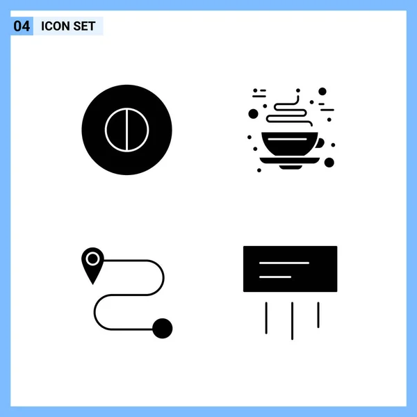 Conjunto Iconos Creativos Universales Simplemente Vector Ilustraciones Para Aplicaciones Web — Vector de stock