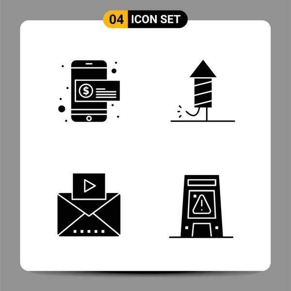 Conjunto Iconos Creativos Universales Simplemente Vector Ilustraciones Para Aplicaciones Web — Archivo Imágenes Vectoriales