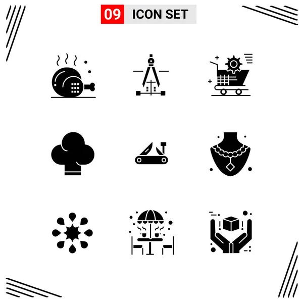 Conjunto Iconos Creativos Universales Simplemente Vector Ilustraciones Para Aplicaciones Web — Archivo Imágenes Vectoriales