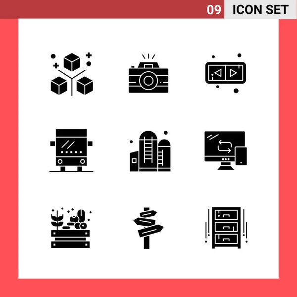 Conjunto Iconos Creativos Universales Simplemente Vector Ilustraciones Para Aplicaciones Web — Vector de stock