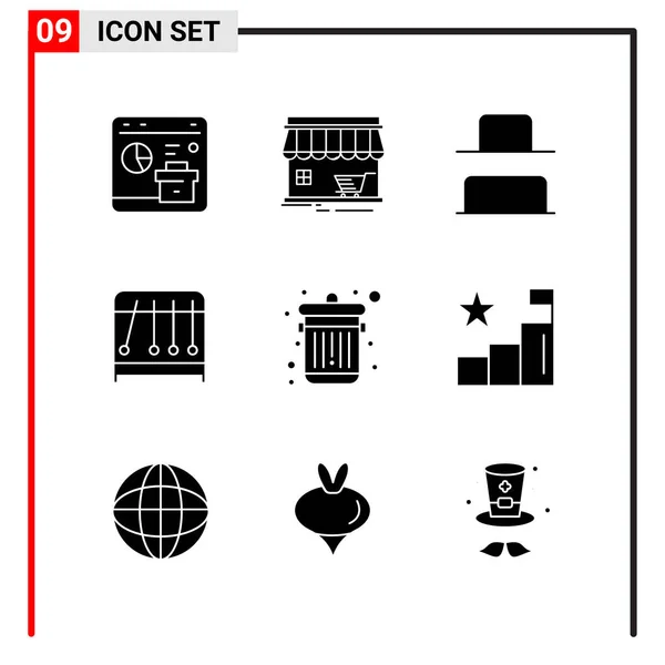 Set Universal Creative Icons Simply Vector Illustrations Web Mobile Apps — Stock Vector