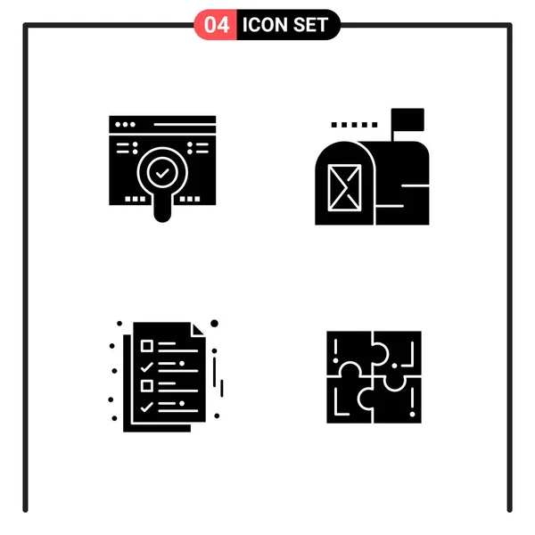 Set Universal Creative Icons Vector Illustration — Stock Vector