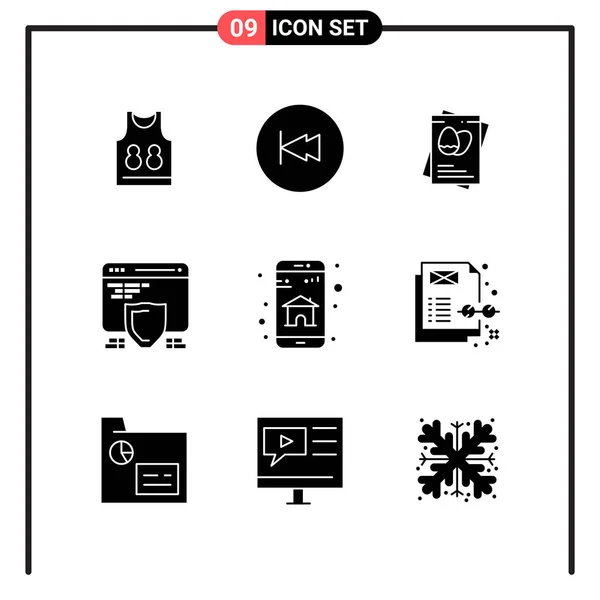 Set Universal Creative Icons Simply Vector Illustrations Web Mobile Apps — Stock Vector