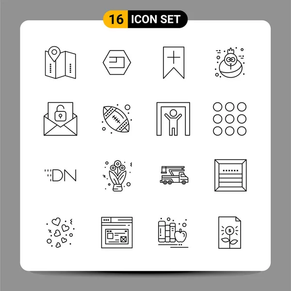 Set of 25 Universal Business Icons Vector — Stock Vector