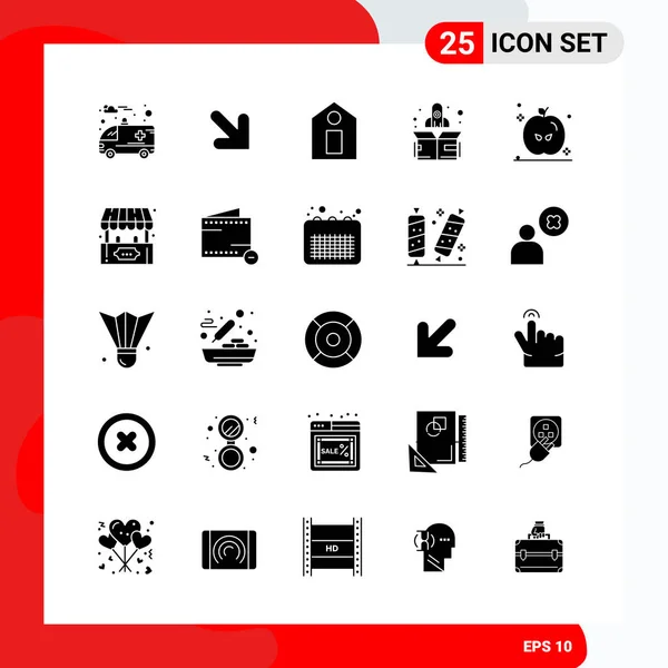 Conjunto Iconos Creativos Universales Simplemente Vector Ilustraciones Para Aplicaciones Web — Vector de stock