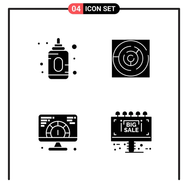 Set Universal Creative Icons Simply Vector Illustrations Web Mobile Apps — Stock Vector