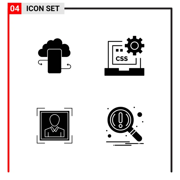 Set Universal Creative Icons Simply Vector Illustrations Web Mobile Apps — Stock Vector