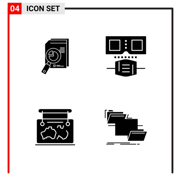 Set Dari Ikon Kreatif Universal Cukup Ilustrasi Vektor Untuk Aplikasi - Stok Vektor