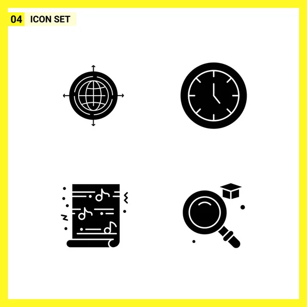 Set Universeller Kreativer Symbole Vektor Illustration — Stockvektor