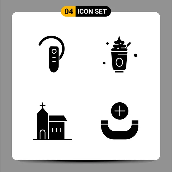 Conjunto Iconos Creativos Universales Simplemente Vector Ilustraciones Para Aplicaciones Web — Vector de stock