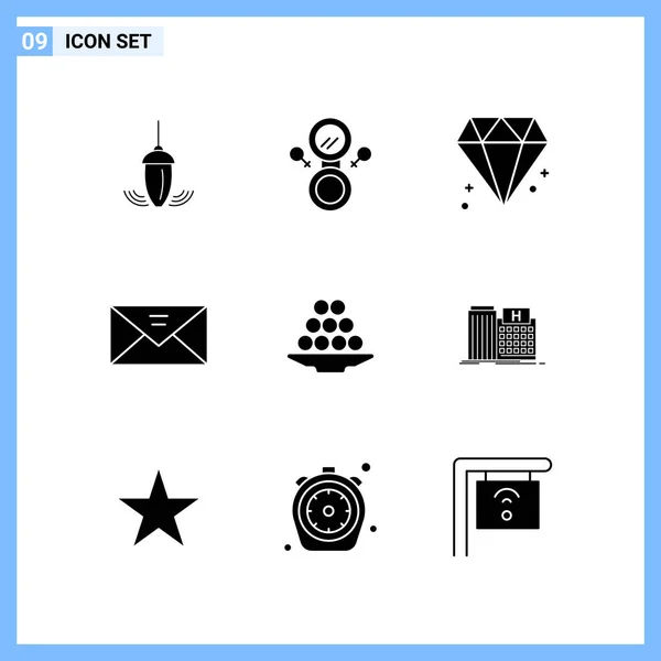 Conjunto Iconos Creativos Universales Simplemente Vector Ilustraciones Para Aplicaciones Web — Vector de stock