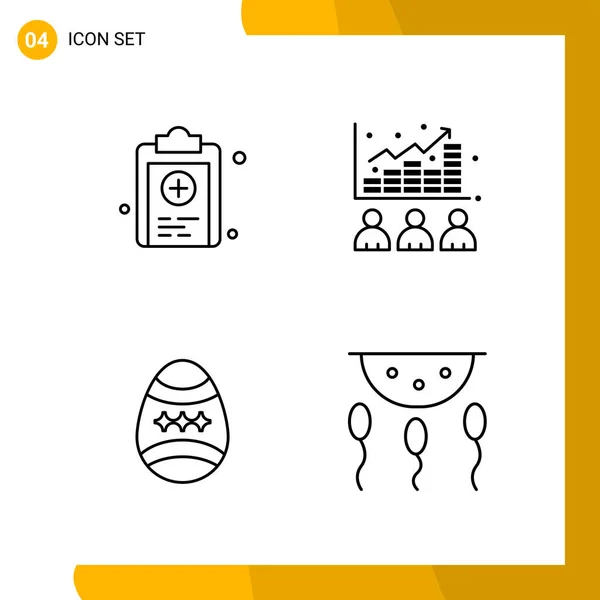 Set Universal Creative Icons Simply Vector Illustrations Web Mobile Apps — Stock Vector