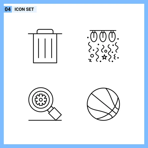 Set de 25 iconos de negocio universales Vector — Vector de stock