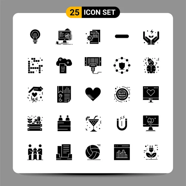 Conjunto Iconos Creativos Universales Simplemente Vector Ilustraciones Para Aplicaciones Web — Vector de stock