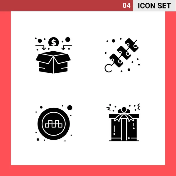 Conjunto Iconos Creativos Universales Simplemente Vector Ilustraciones Para Aplicaciones Web — Vector de stock