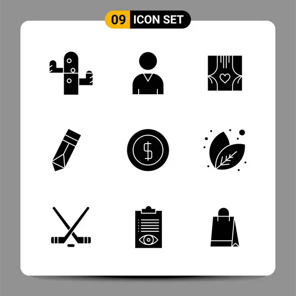 Conjunto Iconos Creativos Universales Simplemente Vector Ilustraciones Para Aplicaciones Web — Vector de stock