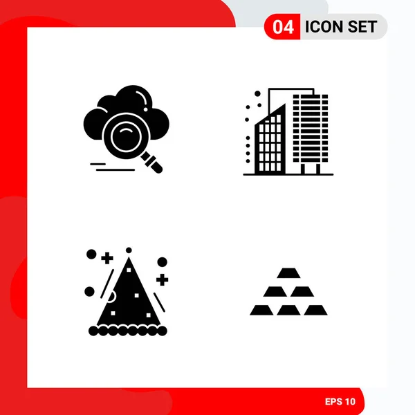 Conjunto Iconos Creativos Universales Simplemente Vector Ilustraciones Para Aplicaciones Web — Vector de stock