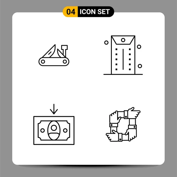 Σύνολο 25 Universal Business Icons Vector — Διανυσματικό Αρχείο