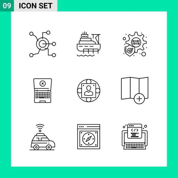 Set de 25 iconos de negocio universales Vector — Archivo Imágenes Vectoriales