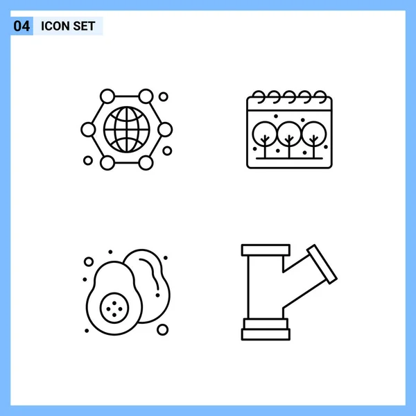 Set of 25 Universal Business Icons Vector — Stock Vector