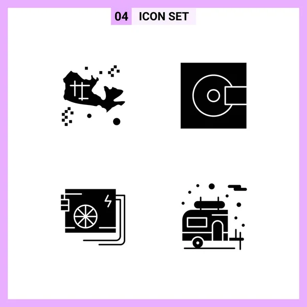 Set Universal Creative Icons Simply Vector Illustrations Web Mobile Apps — Stock Vector