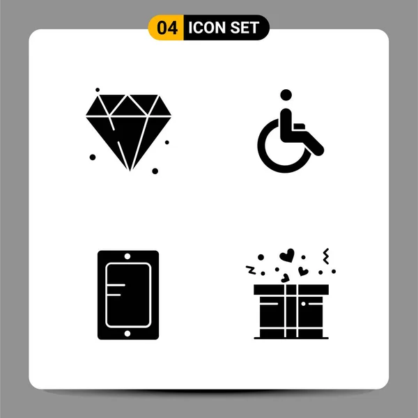 Set Universal Creative Icons Simply Vector Illustrations Web Mobile Apps — Stock Vector