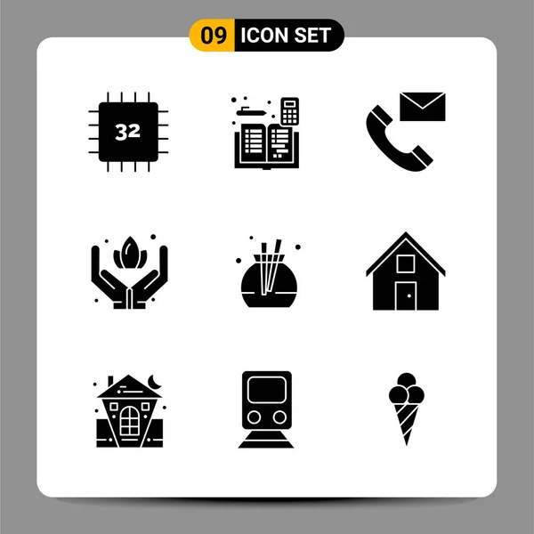 Conjunto de 16 iconos universales Vector de negocios — Vector de stock