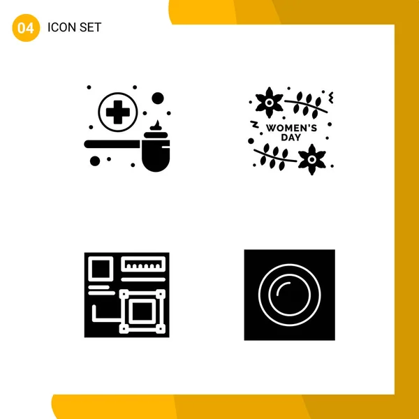 Set Universal Creative Icons Simply Vector Illustrations Web Mobile Apps — Stock Vector