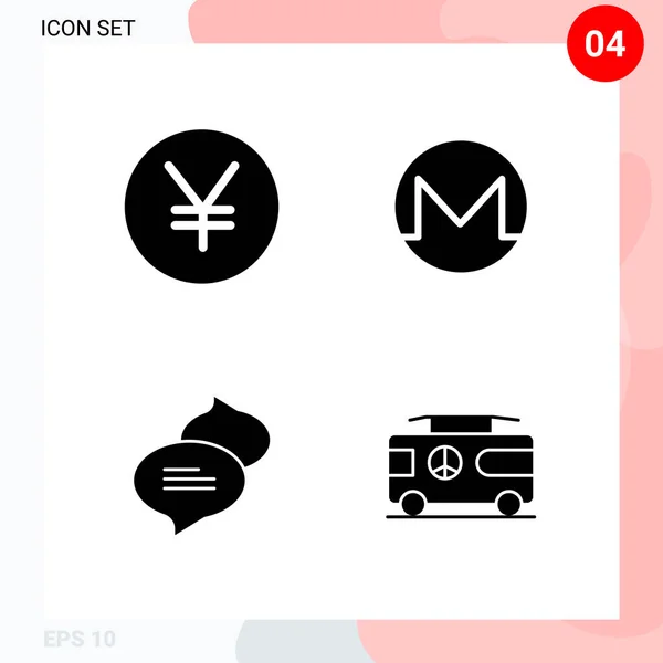 Set Universal Creative Icons Simply Vector Illustrations Web Mobile Apps — Stock Vector