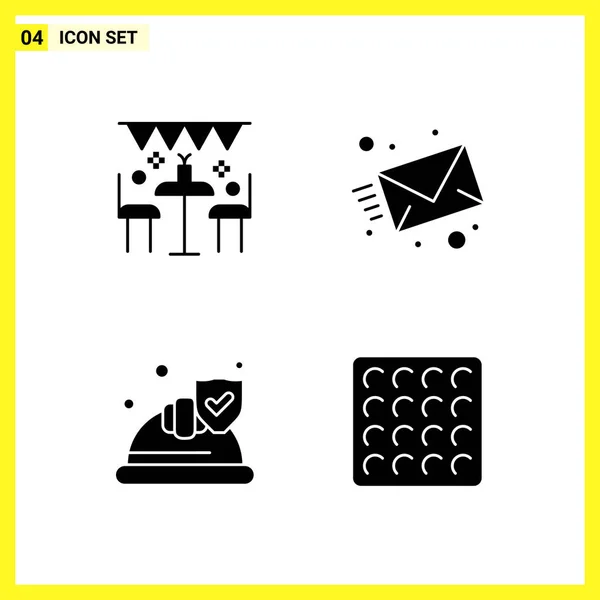 Conjunto Iconos Creativos Universales Ilustración Vectorial — Vector de stock