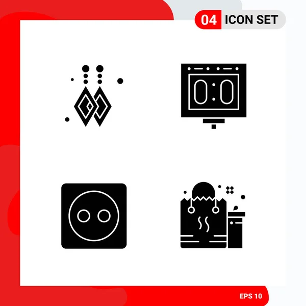 Set Universal Creative Icons Simply Vector Illustrations Web Mobile Apps — Stock Vector