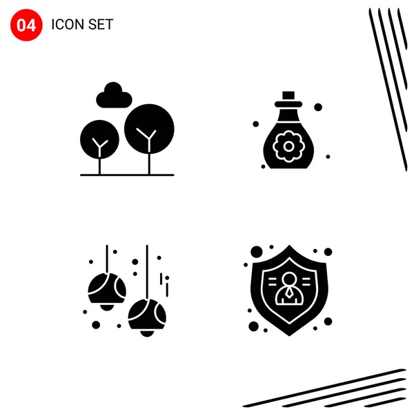 Conjunto Iconos Creativos Universales Simplemente Vector Ilustraciones Para Aplicaciones Web — Archivo Imágenes Vectoriales