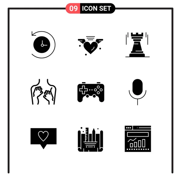 Conjunto Iconos Creativos Universales Simplemente Vector Ilustraciones Para Aplicaciones Web — Vector de stock