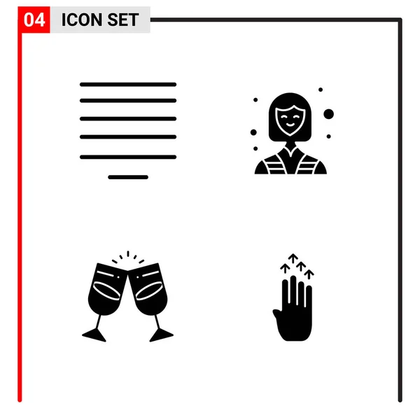 Set Universal Creative Icons Simply Vector Illustrations Web Mobile Apps — Stock Vector