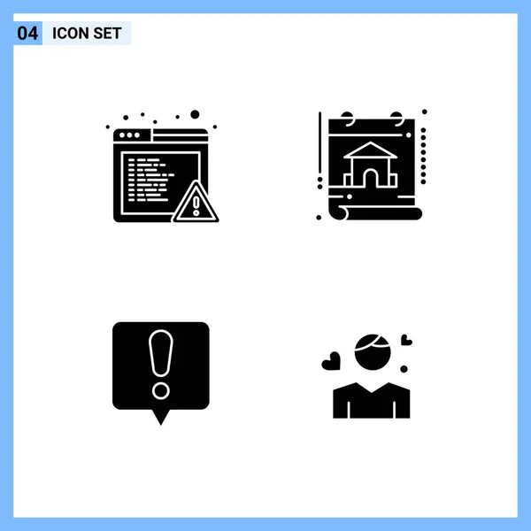 Conjunto Iconos Creativos Universales Simplemente Vector Ilustraciones Para Aplicaciones Web — Vector de stock