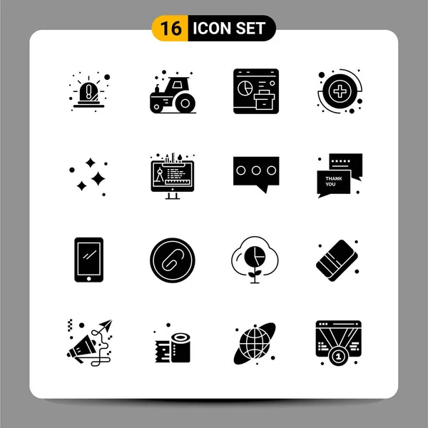 Conjunto Iconos Creativos Universales Simplemente Vector Ilustraciones Para Aplicaciones Web — Archivo Imágenes Vectoriales