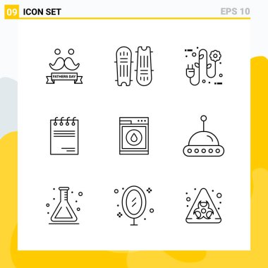 25 Evrensel İş Simgesi Vektörü Kümesi