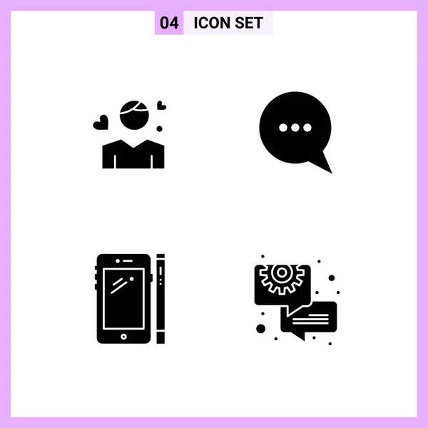 Set Universal Creative Icons Simply Vector Illustrations Web Mobile Apps — Stock Vector